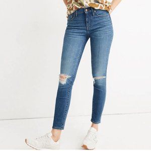 Madewell Petite 9" High Rise Skinny Crop Jean